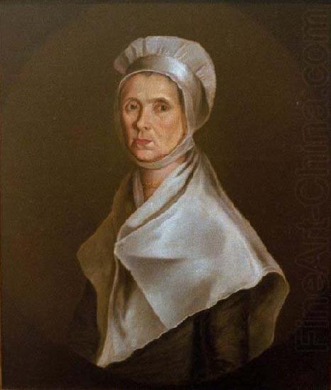 Oil on canvas portrait of Mrs. Cooke by William Jennys, unknow artist